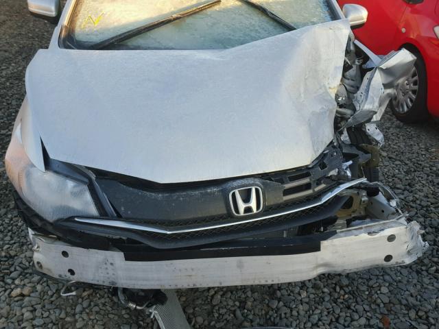 2HGFG3B50FH528949 - 2015 HONDA CIVIC LX SILVER photo 7