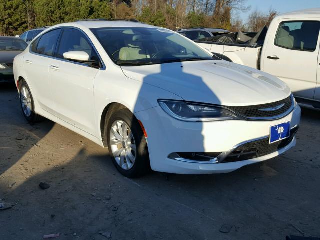 1C3CCCCB4GN147426 - 2016 CHRYSLER 200 C WHITE photo 1