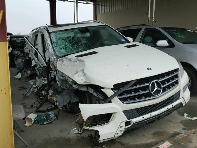 4JGDA5HBXDA170394 - 2013 MERCEDES-BENZ ML 350 4MA WHITE photo 1