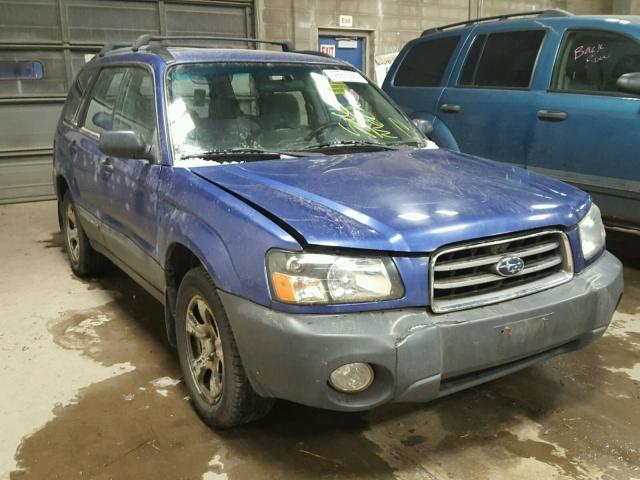 JF1SG63653H740078 - 2003 SUBARU FORESTER 2 BLUE photo 1