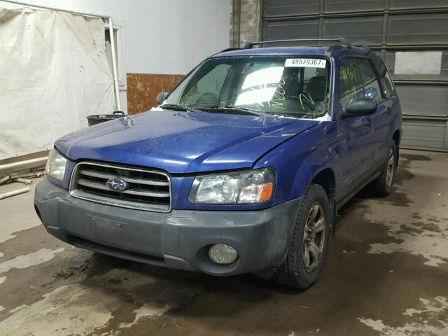 JF1SG63653H740078 - 2003 SUBARU FORESTER 2 BLUE photo 2