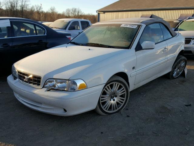 YV1NC62D34J046691 - 2004 VOLVO C70 HPT WHITE photo 2