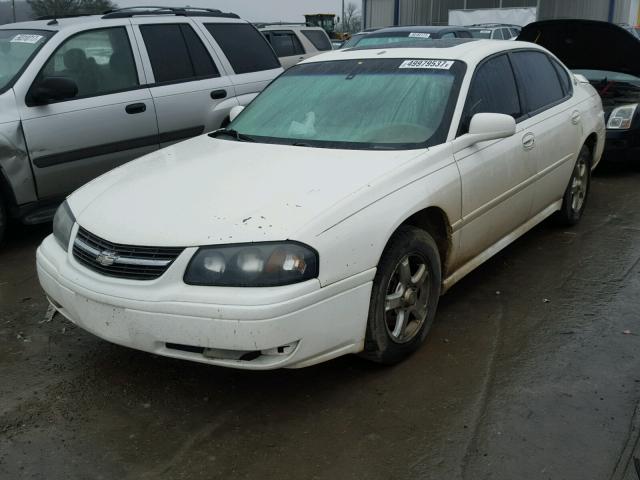 2G1WH52K259179212 - 2005 CHEVROLET IMPALA LS WHITE photo 2