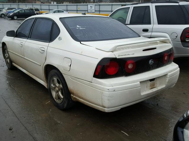 2G1WH52K259179212 - 2005 CHEVROLET IMPALA LS WHITE photo 3