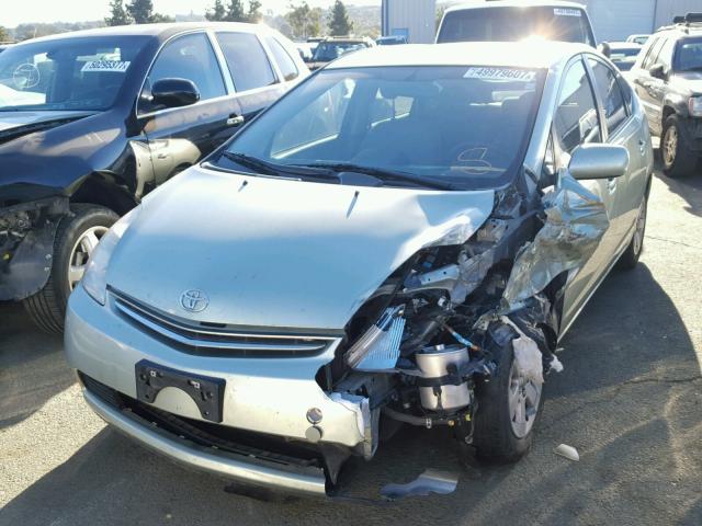 JTDKB20U283418636 - 2008 TOYOTA PRIUS GREEN photo 2