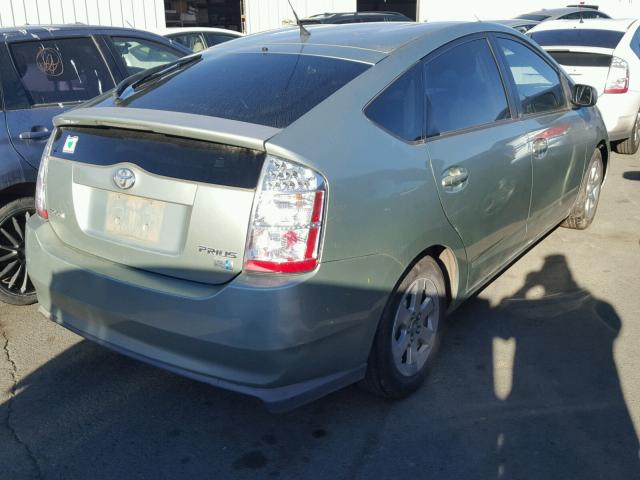 JTDKB20U283418636 - 2008 TOYOTA PRIUS GREEN photo 4