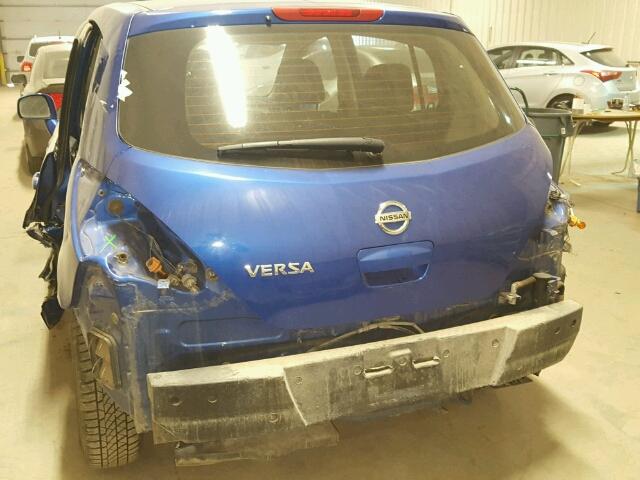 3N1BC1CP9CK803467 - 2012 NISSAN VERSA S BLUE photo 9