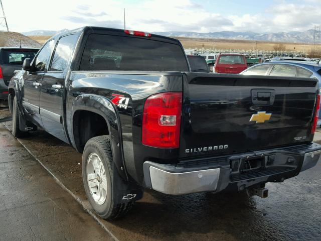 3GCPKSE71DG352676 - 2013 CHEVROLET SILVERADO BLACK photo 3