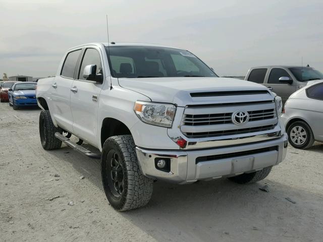 5TFAW5F10FX480637 - 2015 TOYOTA TUNDRA CRE WHITE photo 1