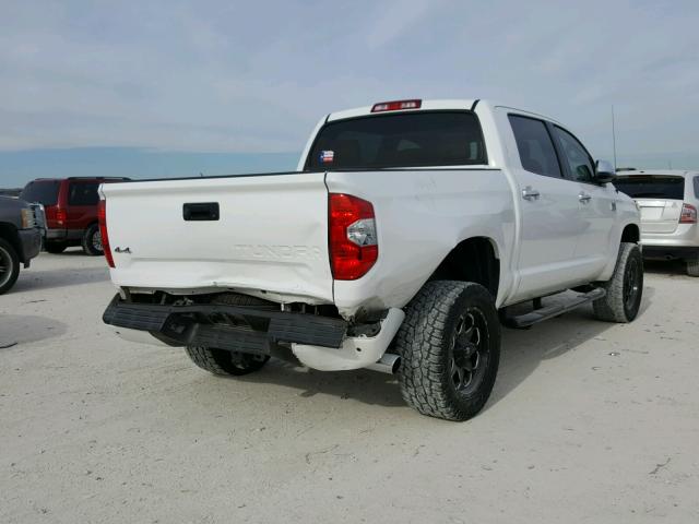 5TFAW5F10FX480637 - 2015 TOYOTA TUNDRA CRE WHITE photo 4