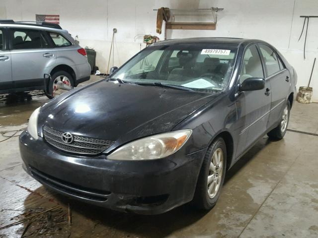 4T1BE32K74U344512 - 2004 TOYOTA CAMRY LE BLACK photo 2