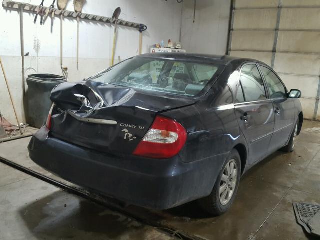 4T1BE32K74U344512 - 2004 TOYOTA CAMRY LE BLACK photo 4