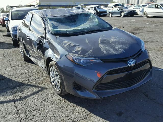 2T1BURHEXHC800663 - 2017 TOYOTA COROLLA L CHARCOAL photo 1