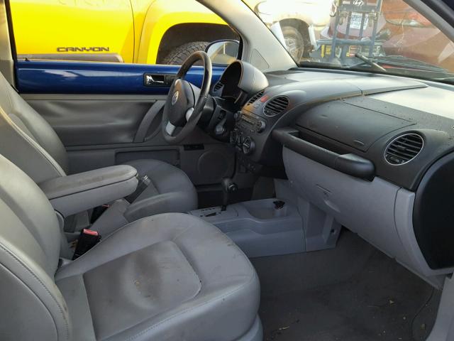 3VWRW31C08M522665 - 2008 VOLKSWAGEN NEW BEETLE 蓝色 照片 5