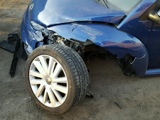 3VWRW31C08M522665 - 2008 VOLKSWAGEN NEW BEETLE 蓝色 照片 9