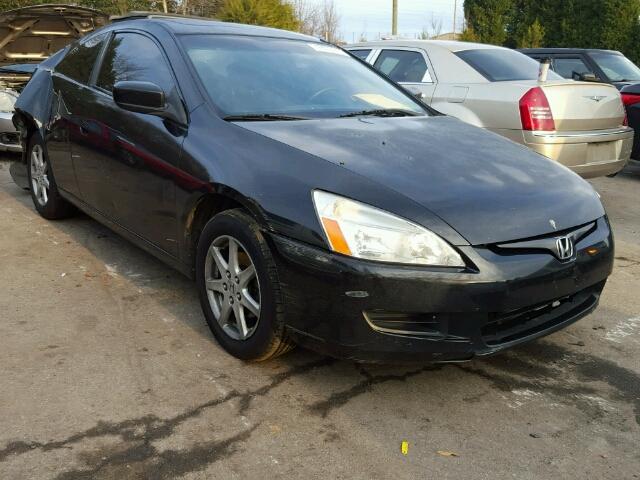 1HGCM82683A035418 - 2003 HONDA ACCORD EX BLACK photo 1