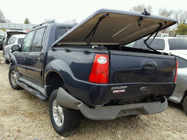 1FMZU77E02UB17946 - 2002 FORD EXPLORER S BLUE photo 3