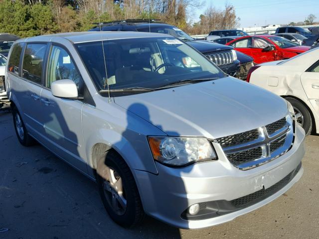 2C4RDGDG0CR128826 - 2012 DODGE GRAND CARA SILVER photo 1