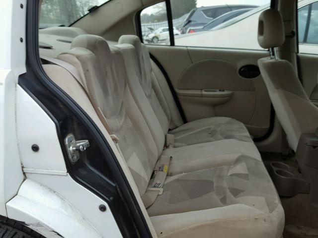 1G8AL52F73Z101539 - 2003 SATURN ION LEVEL WHITE photo 6