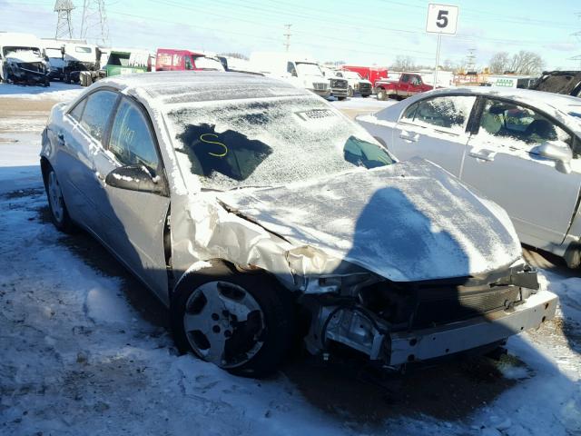 1G2ZF55B964261761 - 2006 PONTIAC G6 SE SILVER photo 1