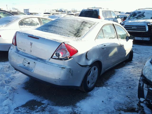 1G2ZF55B964261761 - 2006 PONTIAC G6 SE SILVER photo 4