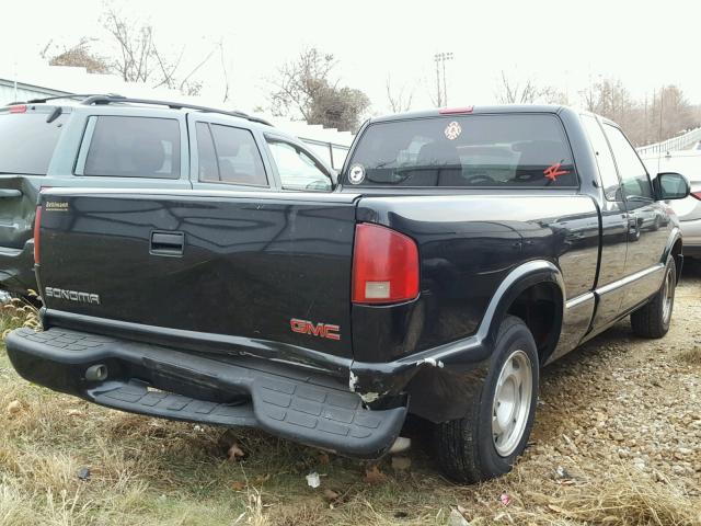 1GTCS19W828258615 - 2002 GMC SONOMA BLACK photo 4