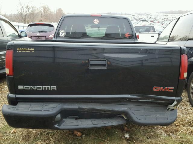 1GTCS19W828258615 - 2002 GMC SONOMA BLACK photo 6