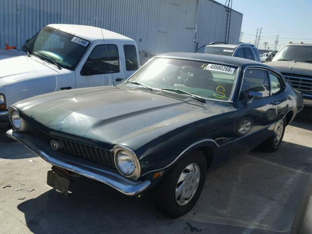 1K91T167743 - 1971 FORD MAVERICK GREEN photo 2