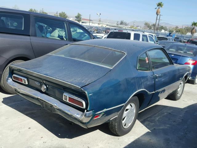 1K91T167743 - 1971 FORD MAVERICK GREEN photo 4