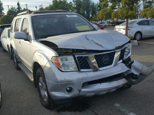 5N1AR18U37C615072 - 2007 NISSAN PATHFINDER SILVER photo 1