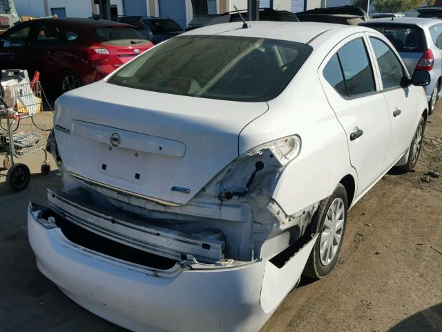 3N1CN7AP8CL860502 - 2012 NISSAN VERSA S WHITE photo 4