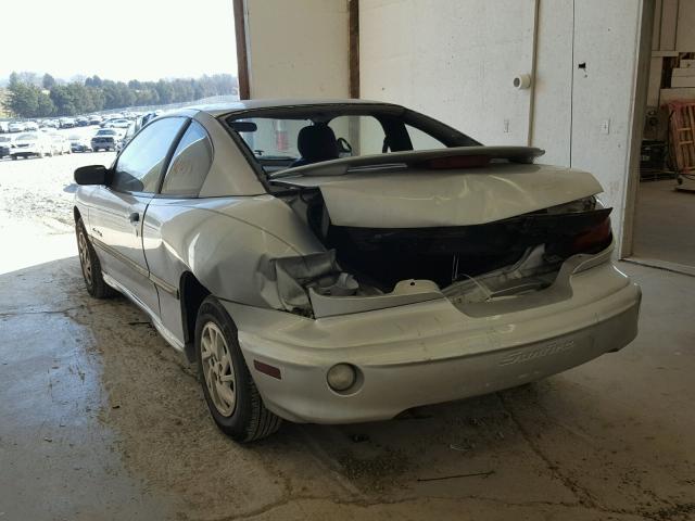 1G2JB124517158500 - 2001 PONTIAC SUNFIRE SE SILVER photo 3