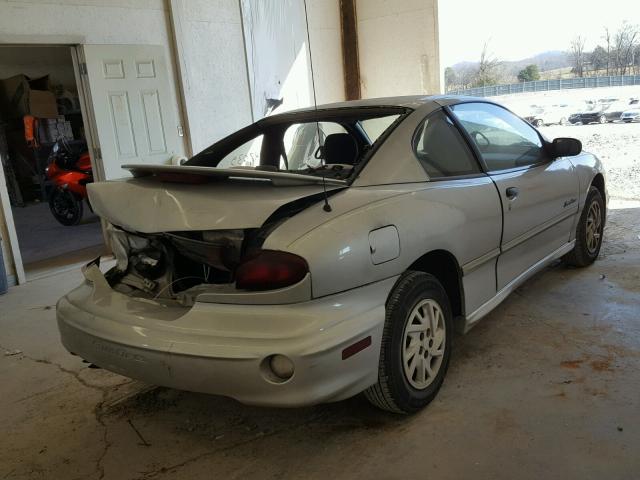 1G2JB124517158500 - 2001 PONTIAC SUNFIRE SE SILVER photo 4