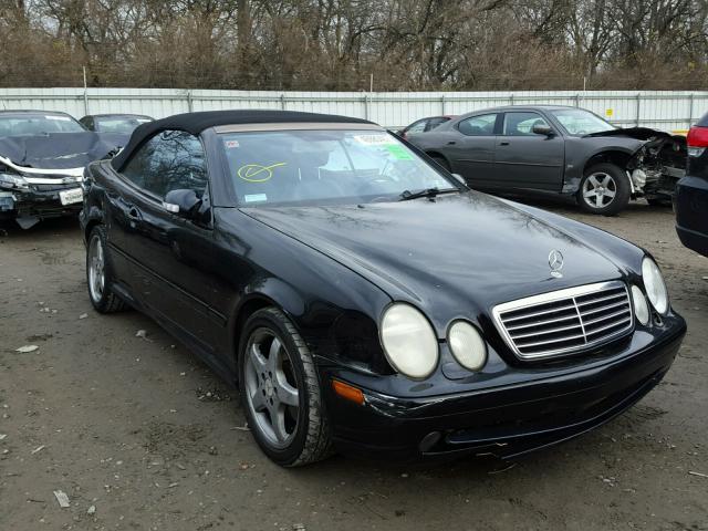 WDBLK70G03T129807 - 2003 MERCEDES-BENZ CLK 430 BLACK photo 1