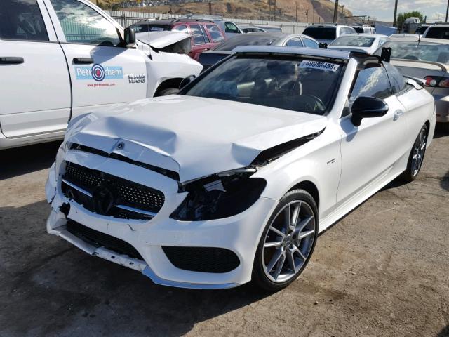 WDDWK6EBXJF671472 - 2018 MERCEDES-BENZ C 43 4MATI WHITE photo 2