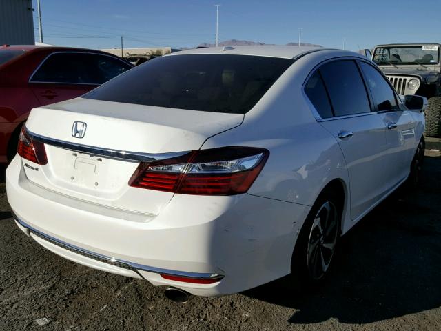 1HGCR2F77GA111167 - 2016 HONDA ACCORD EX WHITE photo 4