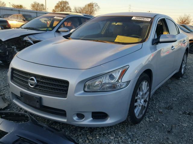 1N4AA51EX9C834111 - 2009 NISSAN MAXIMA S SILVER photo 2