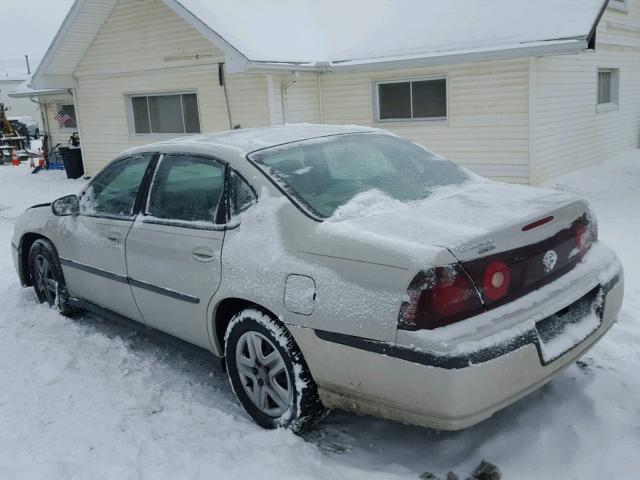 2G1WF52E439373771 - 2003 CHEVROLET IMPALA CREAM photo 3