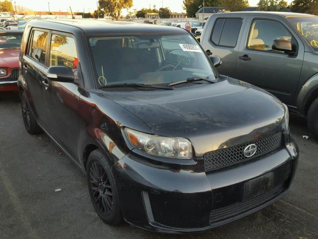 JTLKE50E581025764 - 2008 TOYOTA SCION XB BLACK photo 1