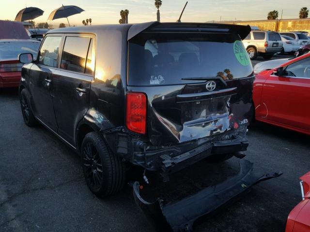 JTLKE50E581025764 - 2008 TOYOTA SCION XB BLACK photo 3