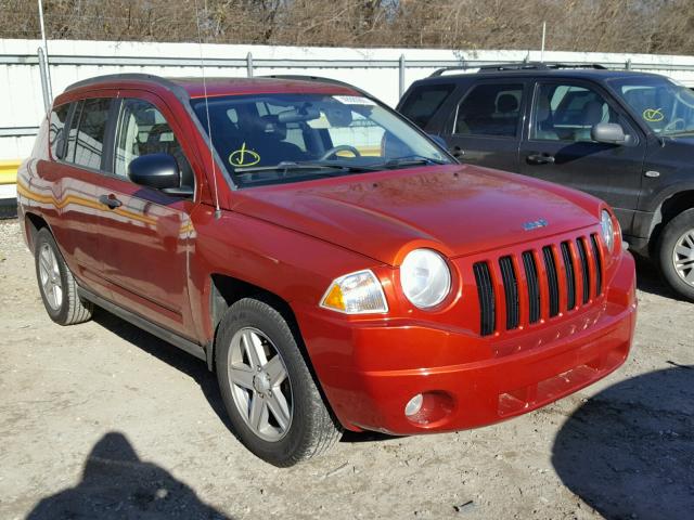 1J8FF47W38D573675 - 2008 JEEP COMPASS SP ORANGE photo 1