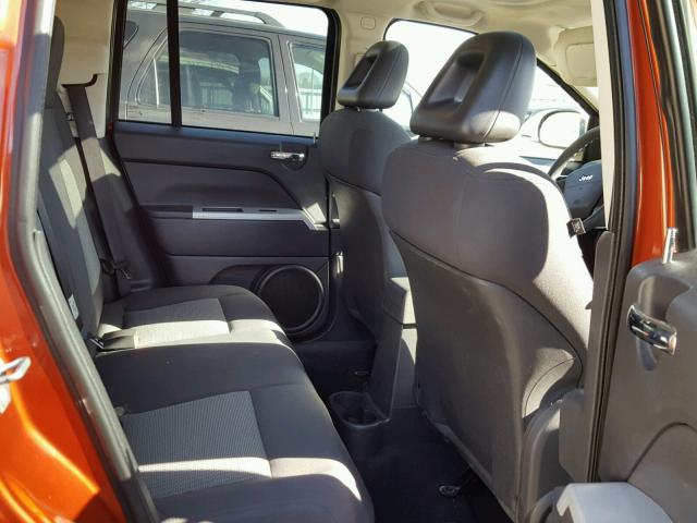 1J8FF47W38D573675 - 2008 JEEP COMPASS SP ნარინჯისფერი ფოტო 6