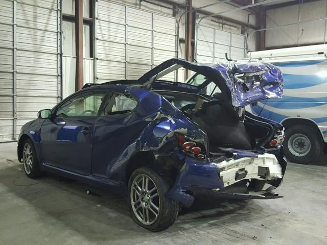 JTKDE167790276260 - 2009 TOYOTA SCION TC BLUE photo 3