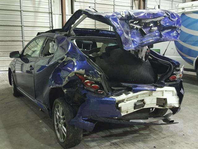 JTKDE167790276260 - 2009 TOYOTA SCION TC BLUE photo 9