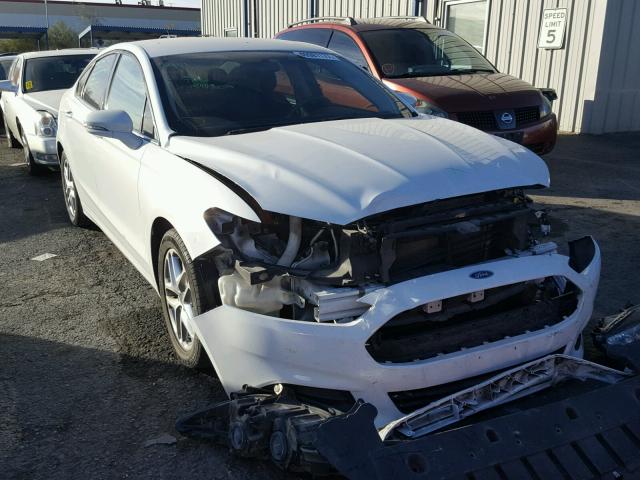 3FA6P0H75DR311135 - 2013 FORD FUSION SE WHITE photo 1