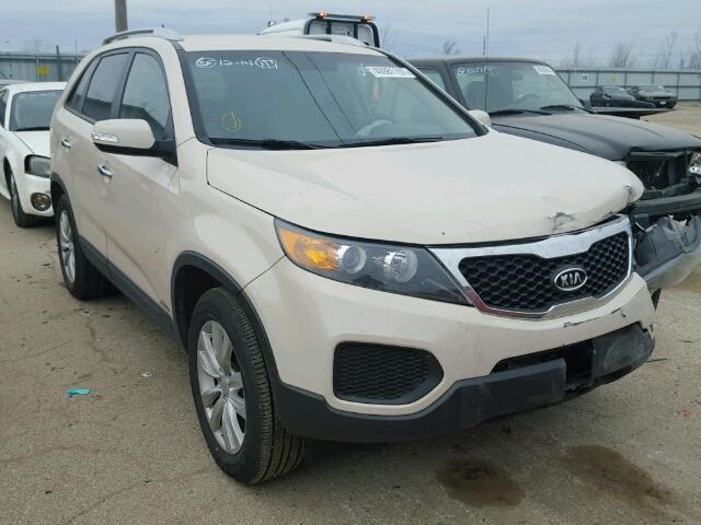 5XYKTDA28BG047264 - 2011 KIA SORENTO BA BEIGE photo 1