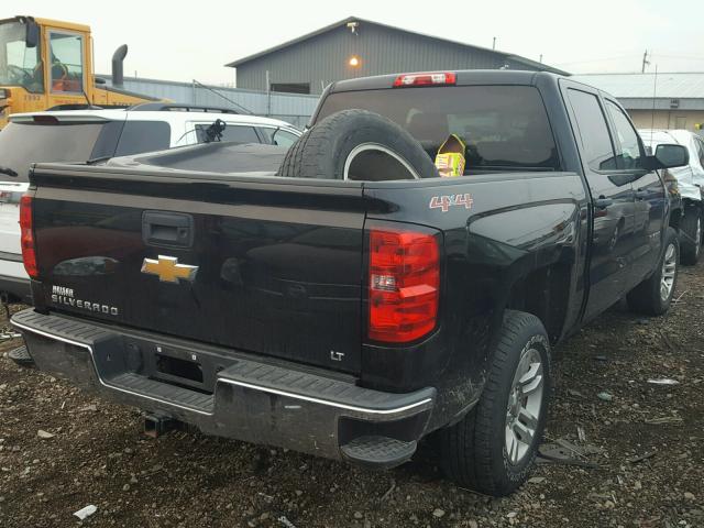 3GCUKREC4EG124049 - 2014 CHEVROLET SILVERADO BLACK photo 4