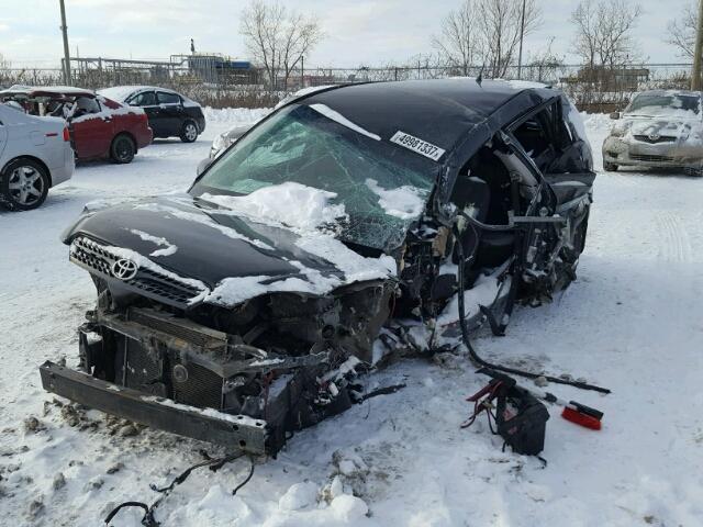 2T1KR32E18C688648 - 2008 TOYOTA COROLLA MA BLACK photo 2