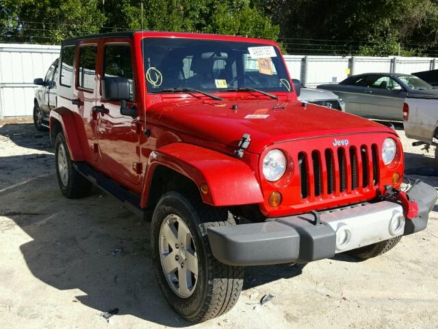 1J4BA5H16AL185150 - 2010 JEEP WRANGLER U RED photo 1