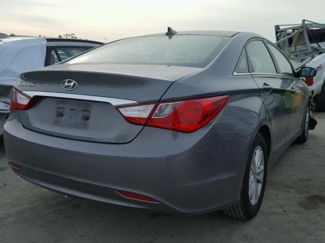 5NPEB4AC9DH734595 - 2013 HYUNDAI SONATA GLS GRAY photo 4